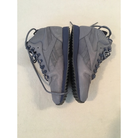 Grey and blue Reebok high tops - Picture 1 of 5